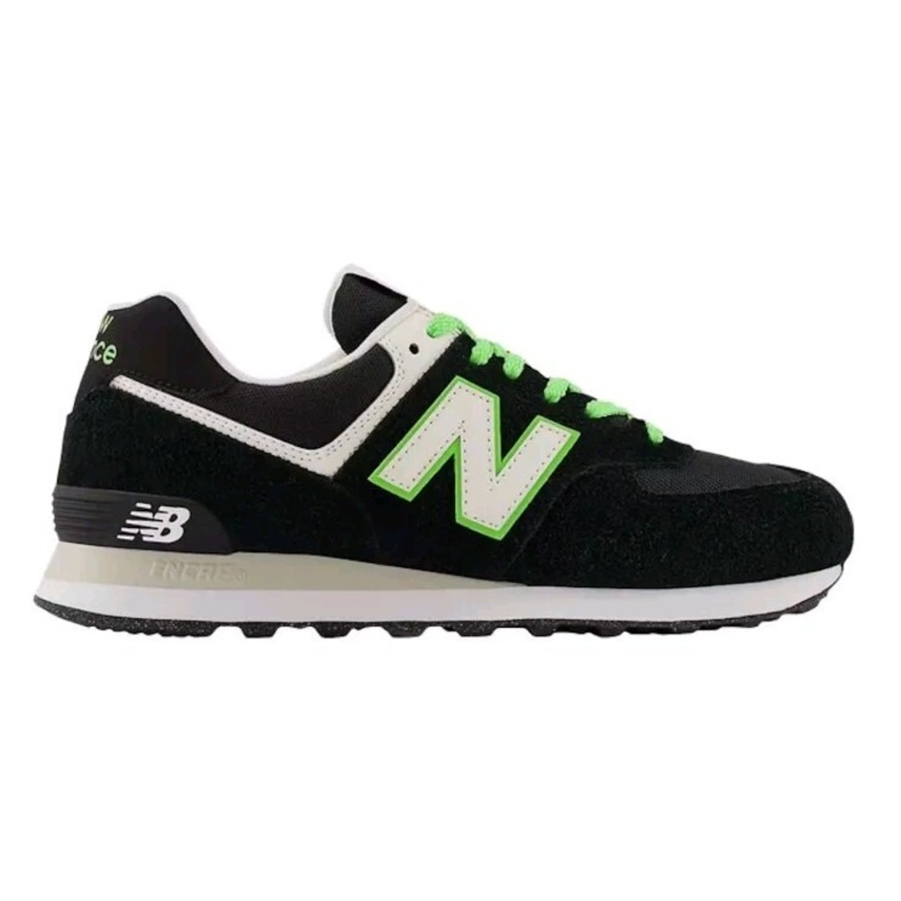 New‎ Balance 574 Leather And Mesh Fabric Sneakers Men's Size 7 Women's 8.5